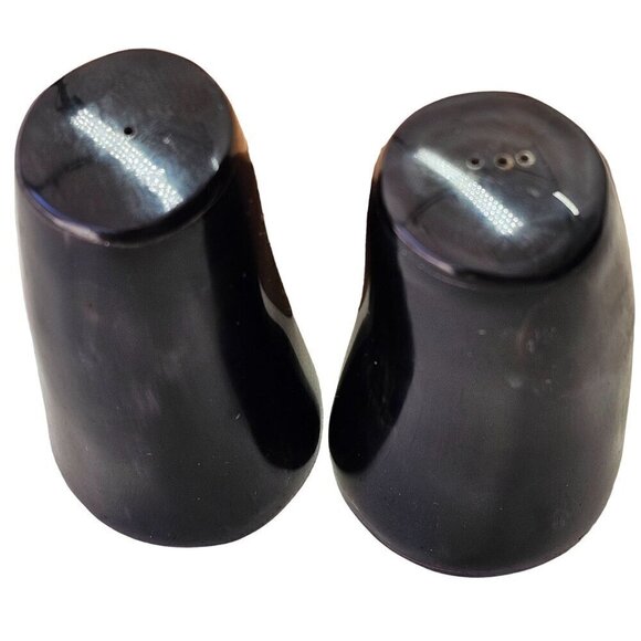 Salt and Pepper Shakers West Elm Naturally Shed Buffalo Horn Hand Made NiB - Picture 3 of 8